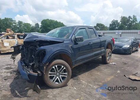 2023 Ford F150 Xl из США, поврежденный, VIN 1FTEX1EP6PKD76522